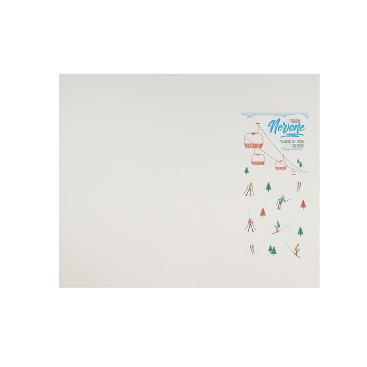 Tovagliette in carta bianco Natale- Printcentral - - -