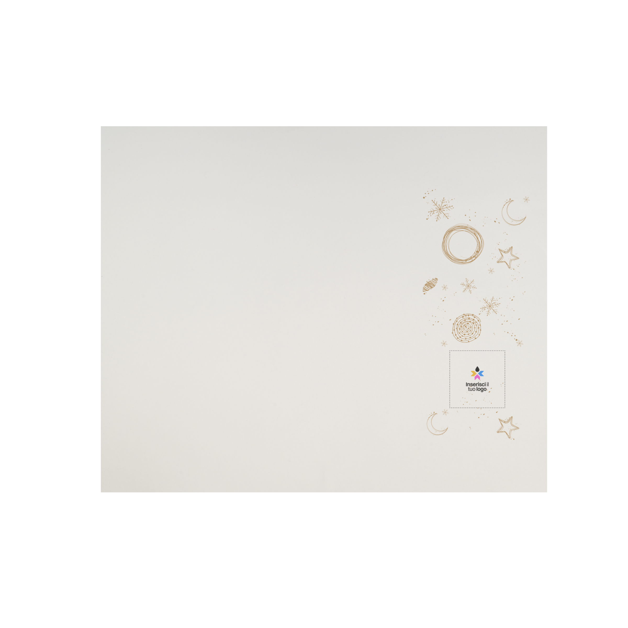 Tovagliette in carta bianco Natale- Printcentral - - -