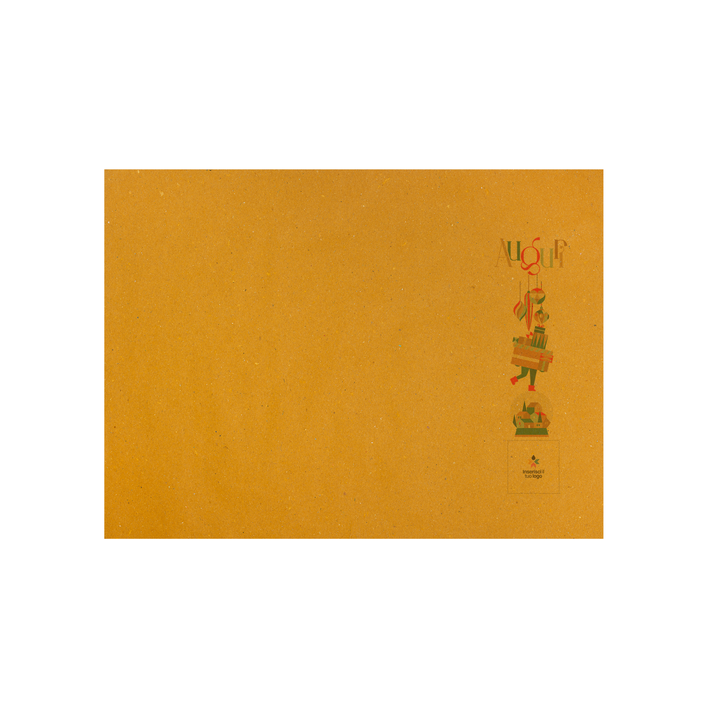Tovagliette in carta paglia Natale- Printcentral - - -