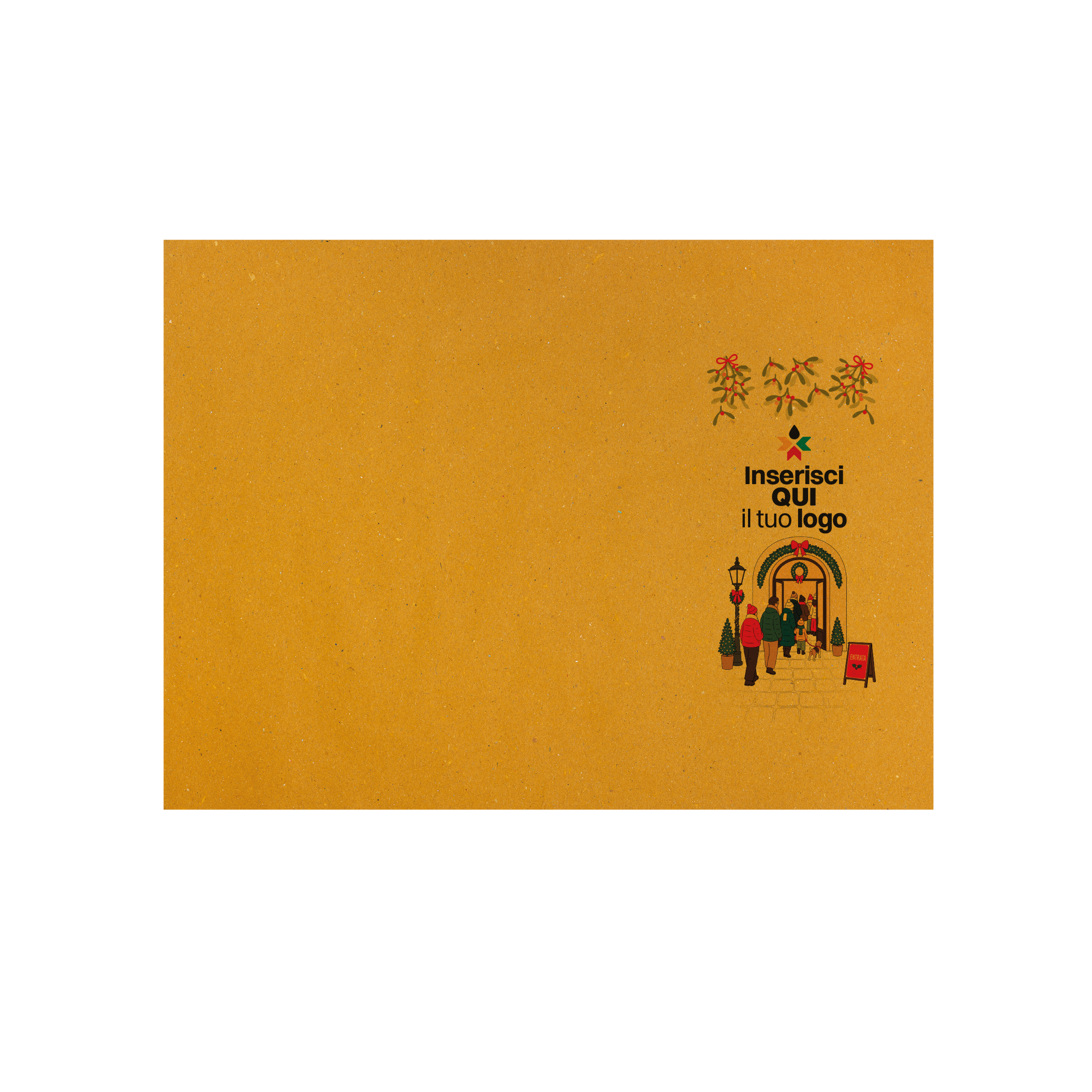 Tovagliette in carta paglia Natale- Printcentral - - -