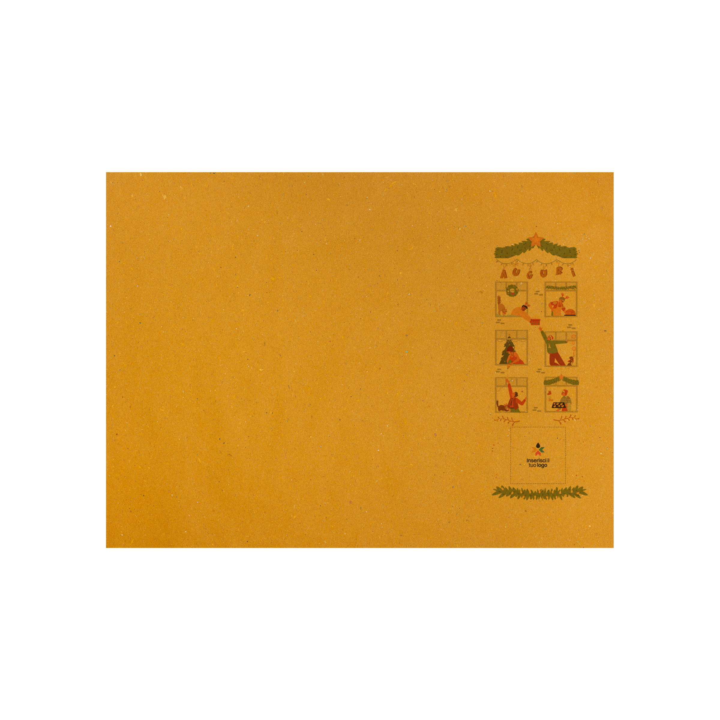 Tovagliette in carta paglia Natale- Printcentral - - -
