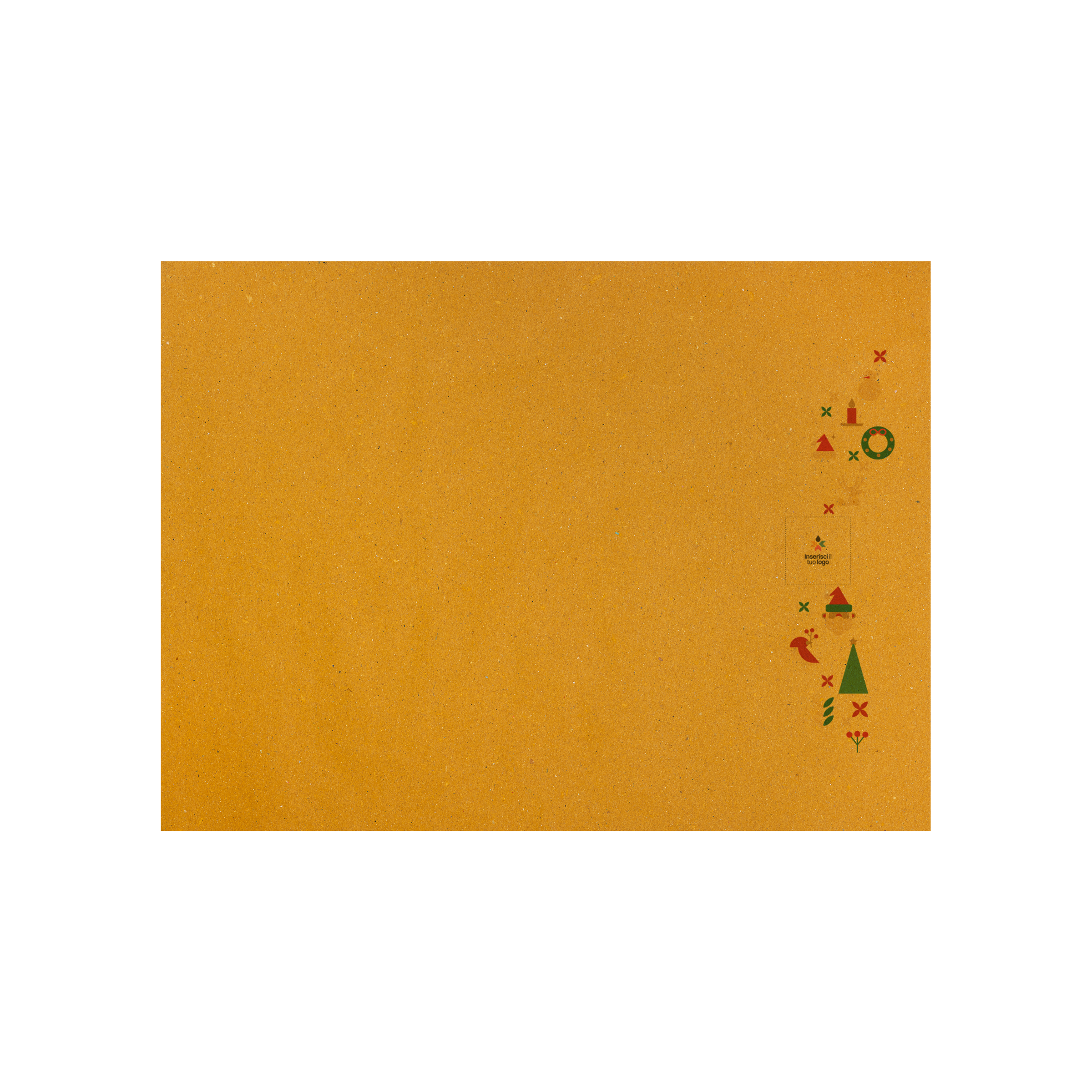 Tovagliette in carta paglia Natale- Printcentral - - -