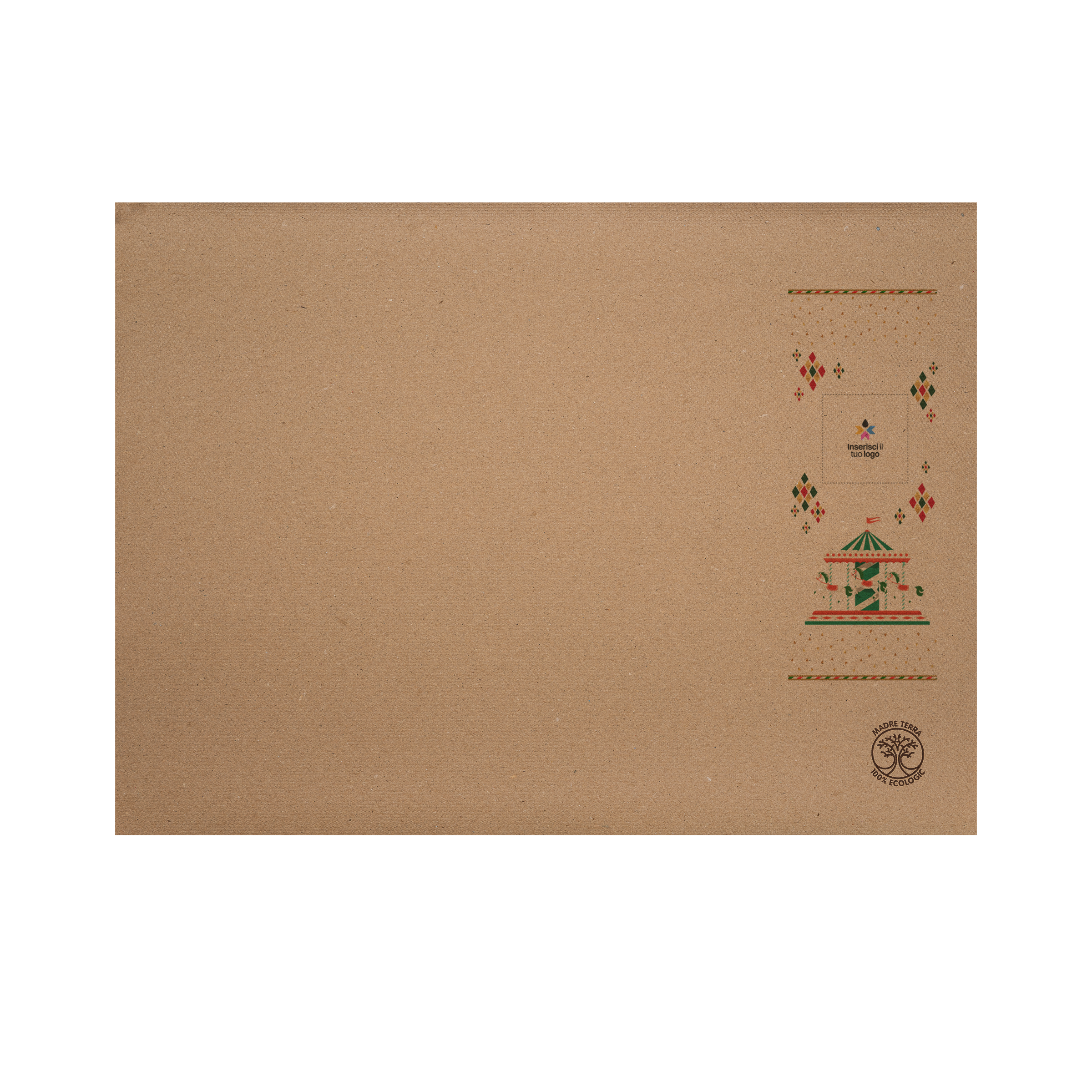 Tovagliette in carta madre terra Natale- Printcentral - - -