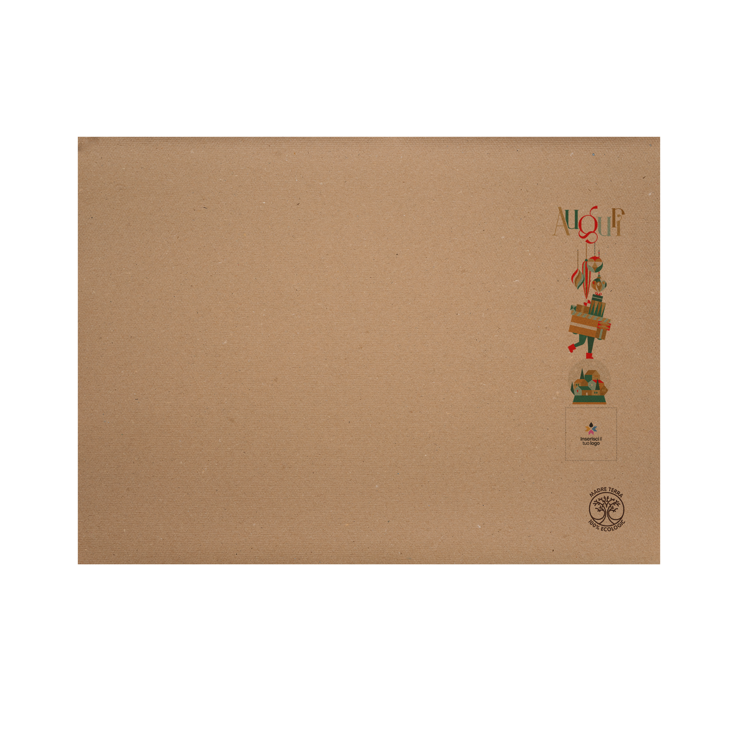 Tovagliette in carta madre terra Natale- Printcentral - - -