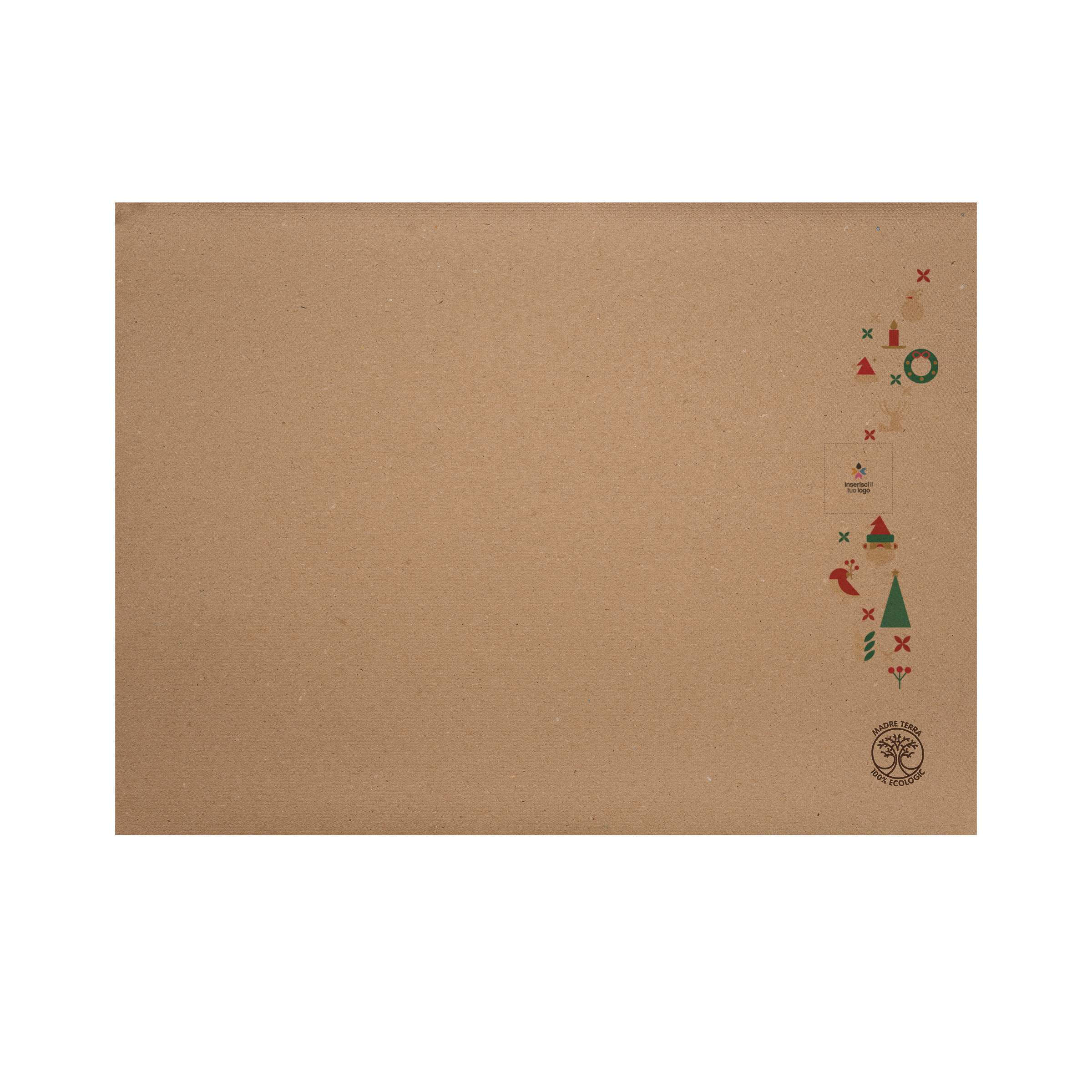 Tovagliette in carta madre terra Natale- Printcentral - - -
