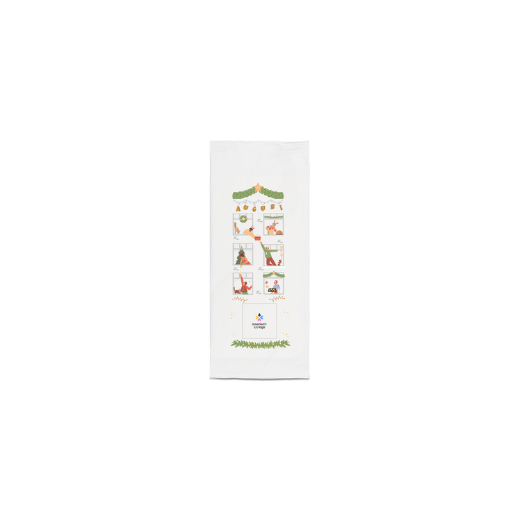 Portaposate bianco Natale- Printcentral - - -