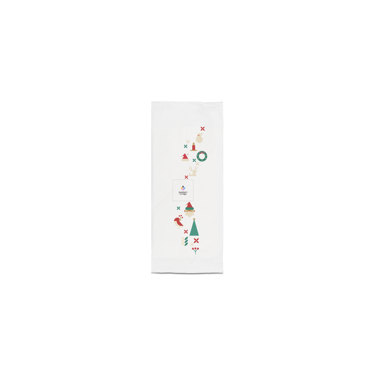 Portaposate bianco Natale- Printcentral - - -