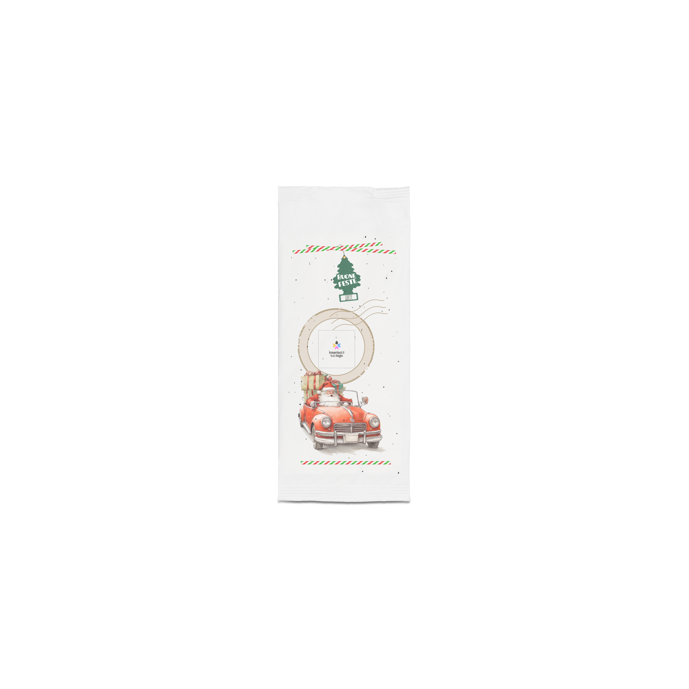Portaposate bianco Natale- Printcentral - - -