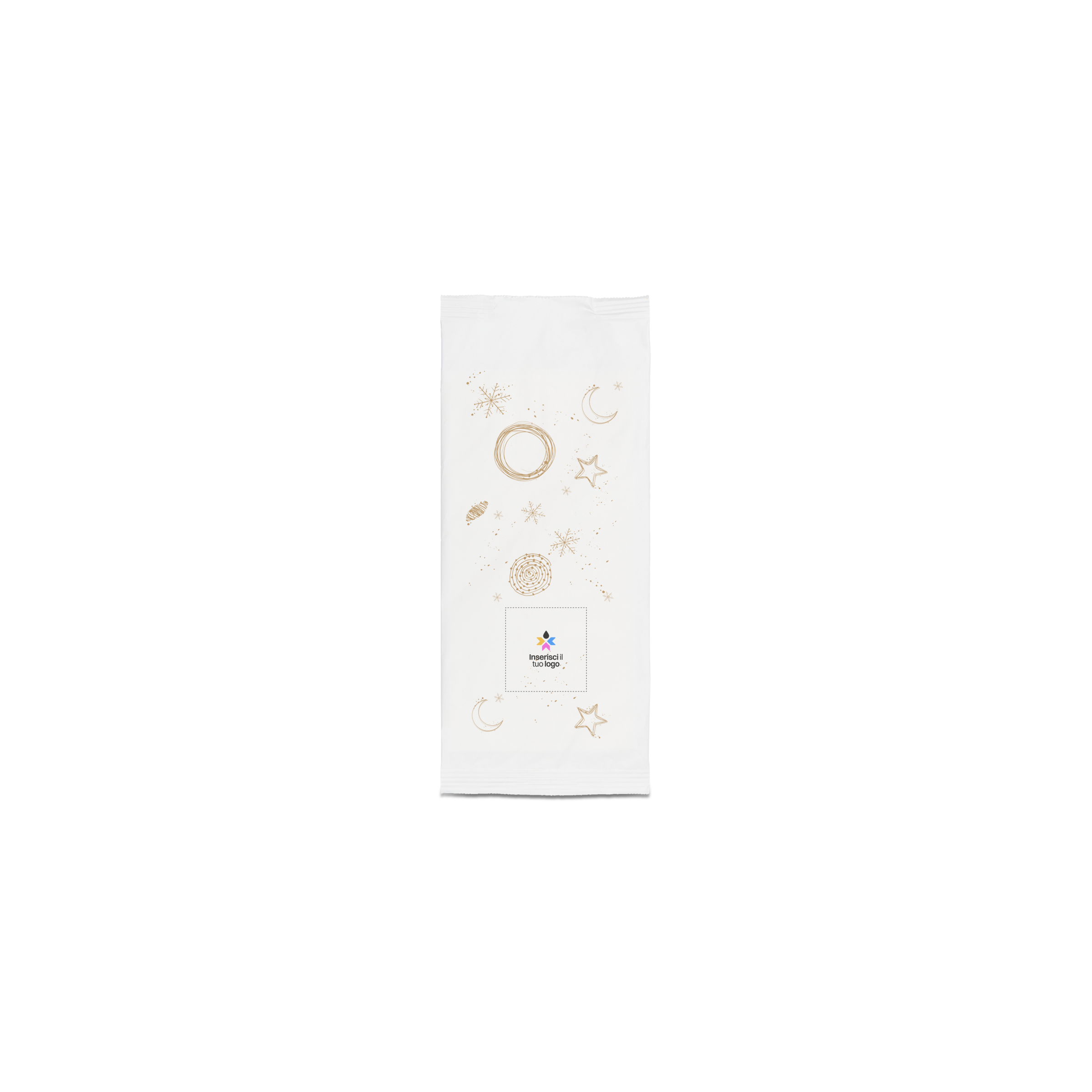 Portaposate bianco Natale- Printcentral - - -