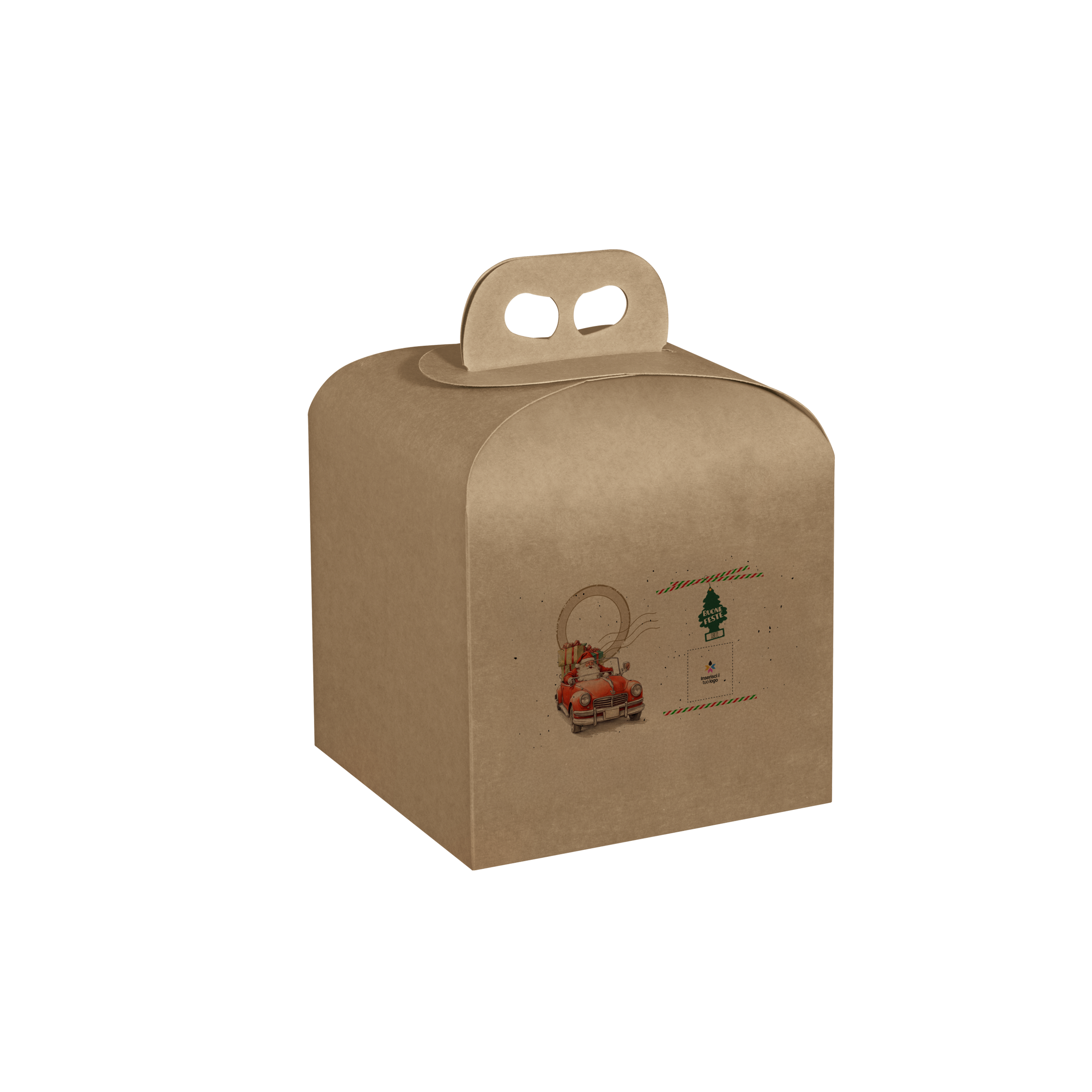 Scatole porta panettone avana- Printcentral - - -