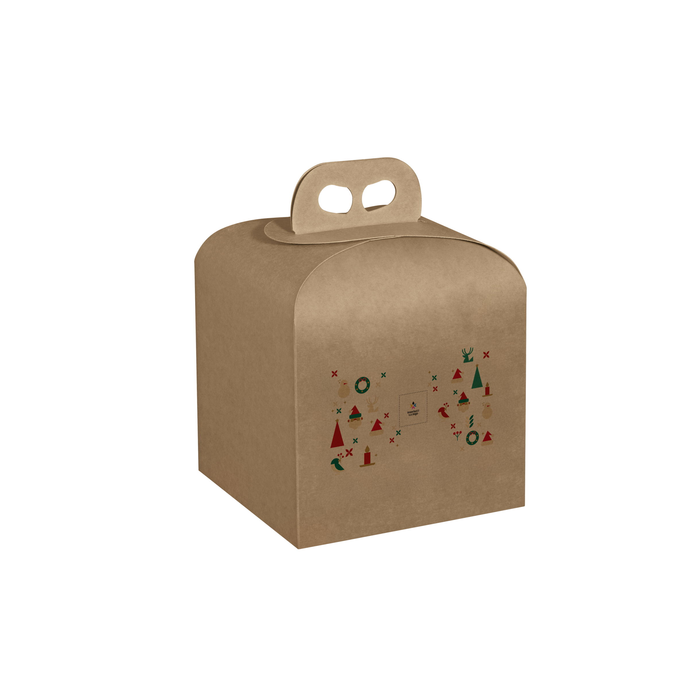 Scatole porta panettone avana- Printcentral - - -