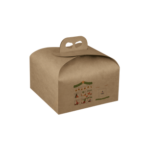 Scatole porta panettone avana- Printcentral - - -