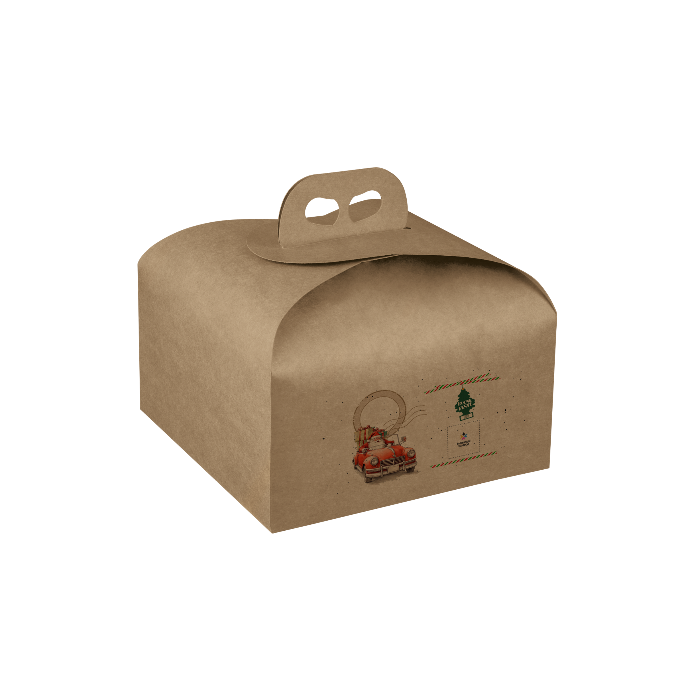Scatole porta panettone avana- Printcentral - - -