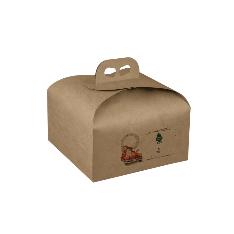 Scatole porta panettone avana- Printcentral - - -
