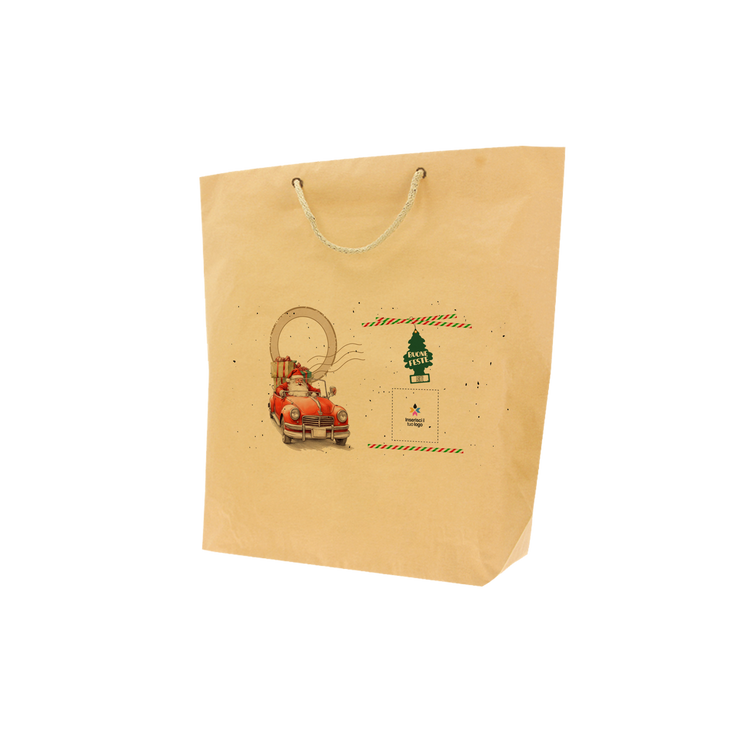 Shopper in carta avana Cuba Bags Natale- Printcentral - - -