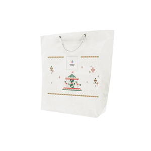 Shopper in carta bianco Cuba Bags Natale- Printcentral - - -