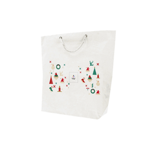 Shopper in carta bianco Cuba Bags Natale- Printcentral - - -
