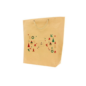 Shopper in carta avana Cuba Bags Natale- Printcentral - - -