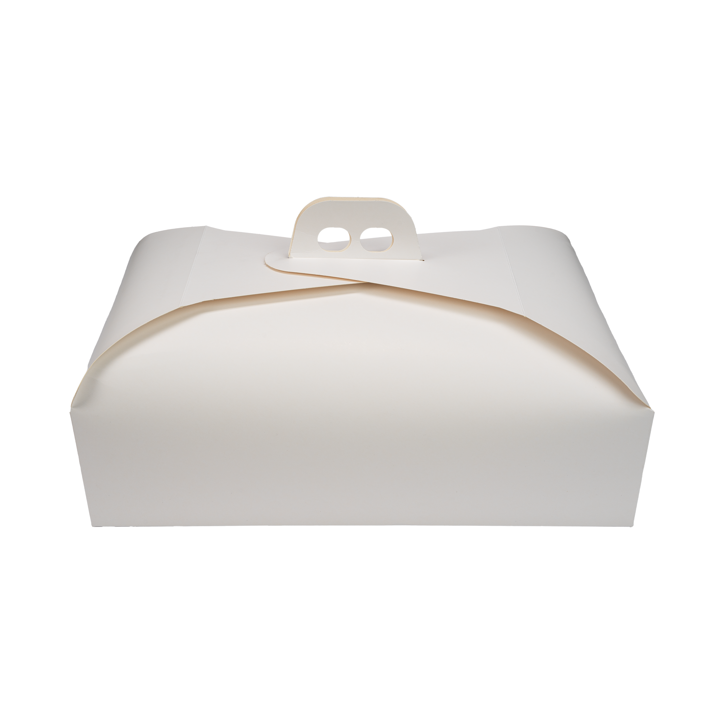 Scatole porta torta Rettangolari bianco naturale- Printcentral - - -