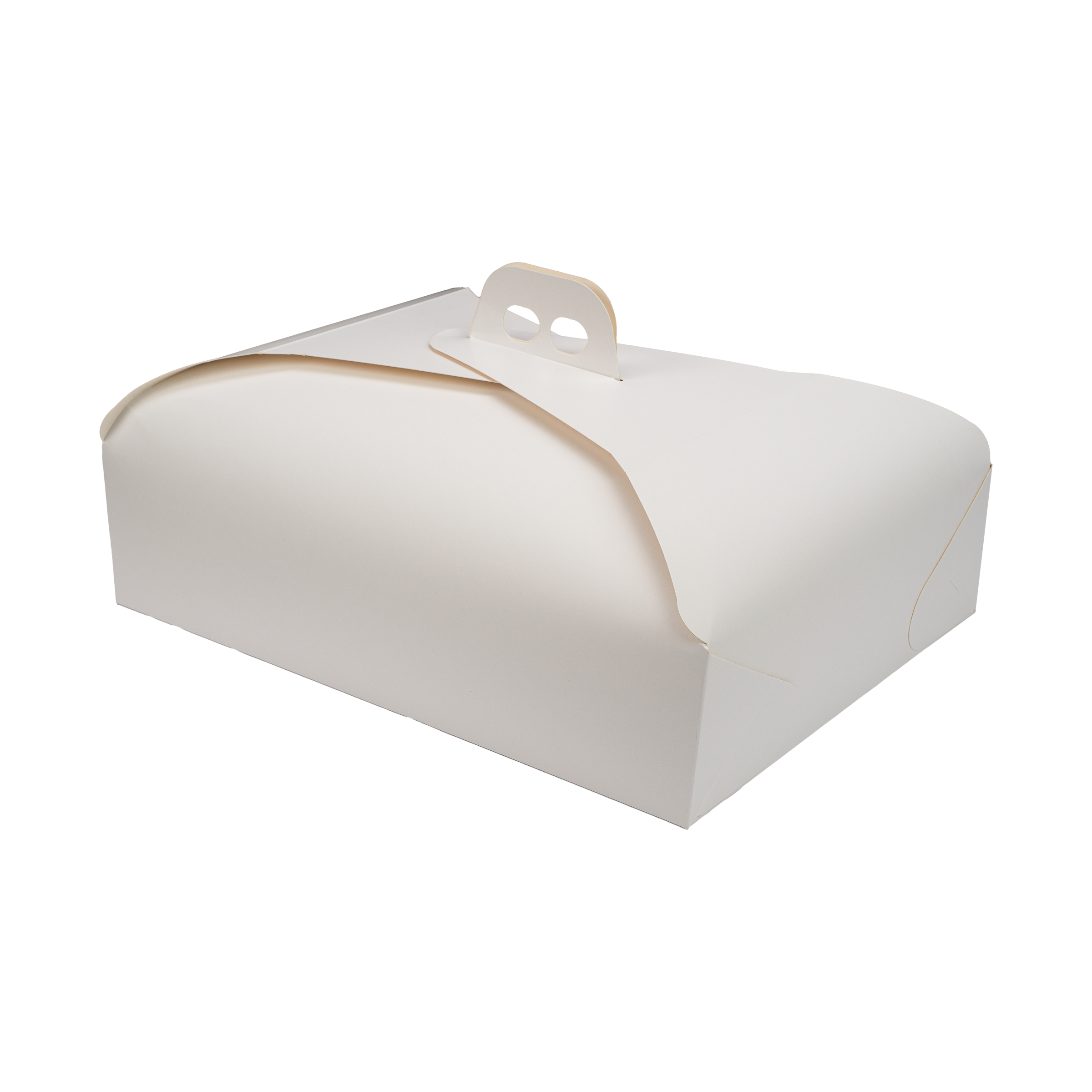 Scatole porta torta Rettangolari bianco naturale- Printcentral - - -