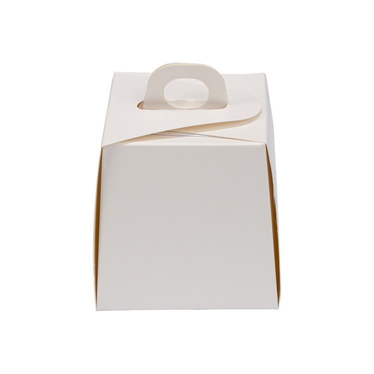 Scatole porta torta Monoporzione bianco naturale- Printcentral - - -