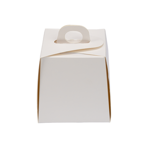 Scatole porta torta Monoporzione bianco naturale- Printcentral - - -