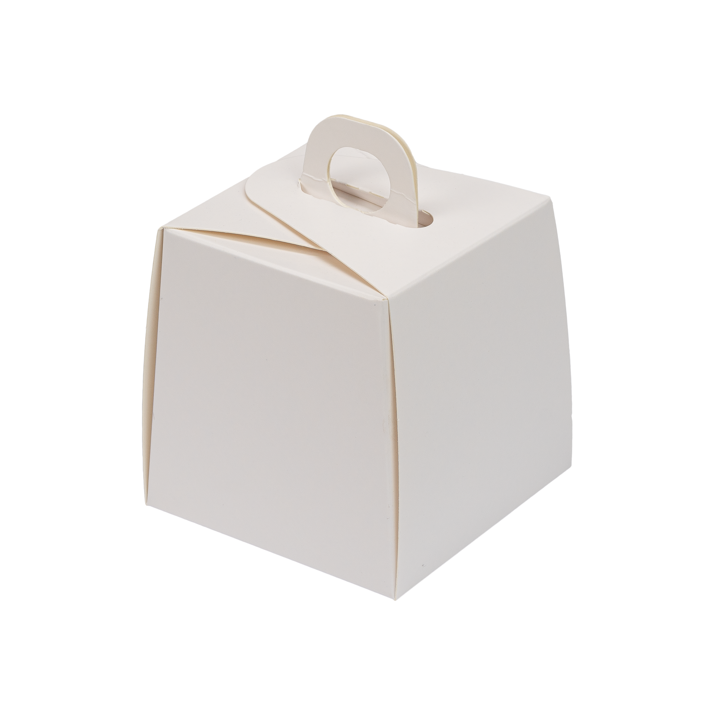 Scatole porta torta Monoporzione bianco naturale- Printcentral - - -