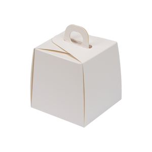 Scatole porta torta Monoporzione bianco naturale- Printcentral - - -