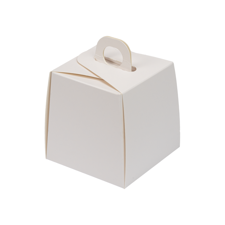 Scatole porta torta Monoporzione bianco naturale- Printcentral - - -