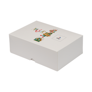 Scatole porta paste Francesi bianco naturale Natale- Printcentral - - -