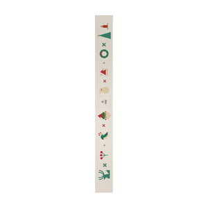 Strisce vassoi bianco bilucido Natale- Printcentral - - -