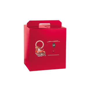 Scatole porta panettone + bottiglie fibra rosso- Printcentral - - -