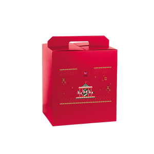 Scatole porta panettone + bottiglie fibra rosso- Printcentral - - -