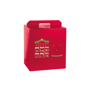 Scatole porta panettone + bottiglie fibra rosso- Printcentral - - -