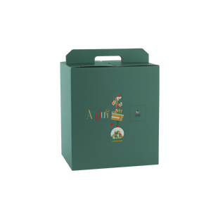 Scatole porta panettone + bottiglie fibra verde- Printcentral - - -