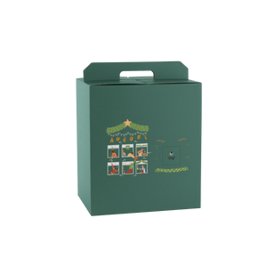 Scatole porta panettone + bottiglie fibra verde- Printcentral - - -