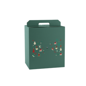 Scatole porta panettone + bottiglie fibra verde- Printcentral - - -