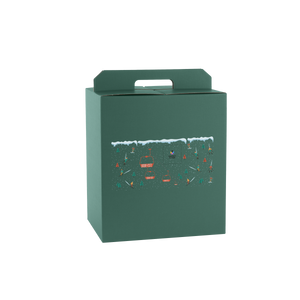 Scatole porta panettone + bottiglie fibra verde- Printcentral - - -