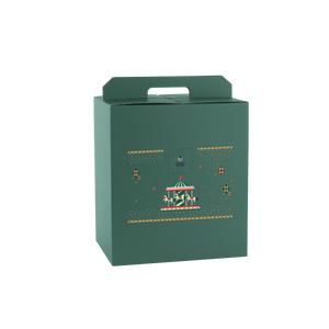Scatole porta panettone + bottiglie fibra verde- Printcentral - - -