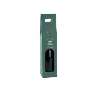 Scatole porta bottiglia fibra verde- Printcentral - - -