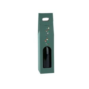 Scatole porta bottiglia fibra verde- Printcentral - - -