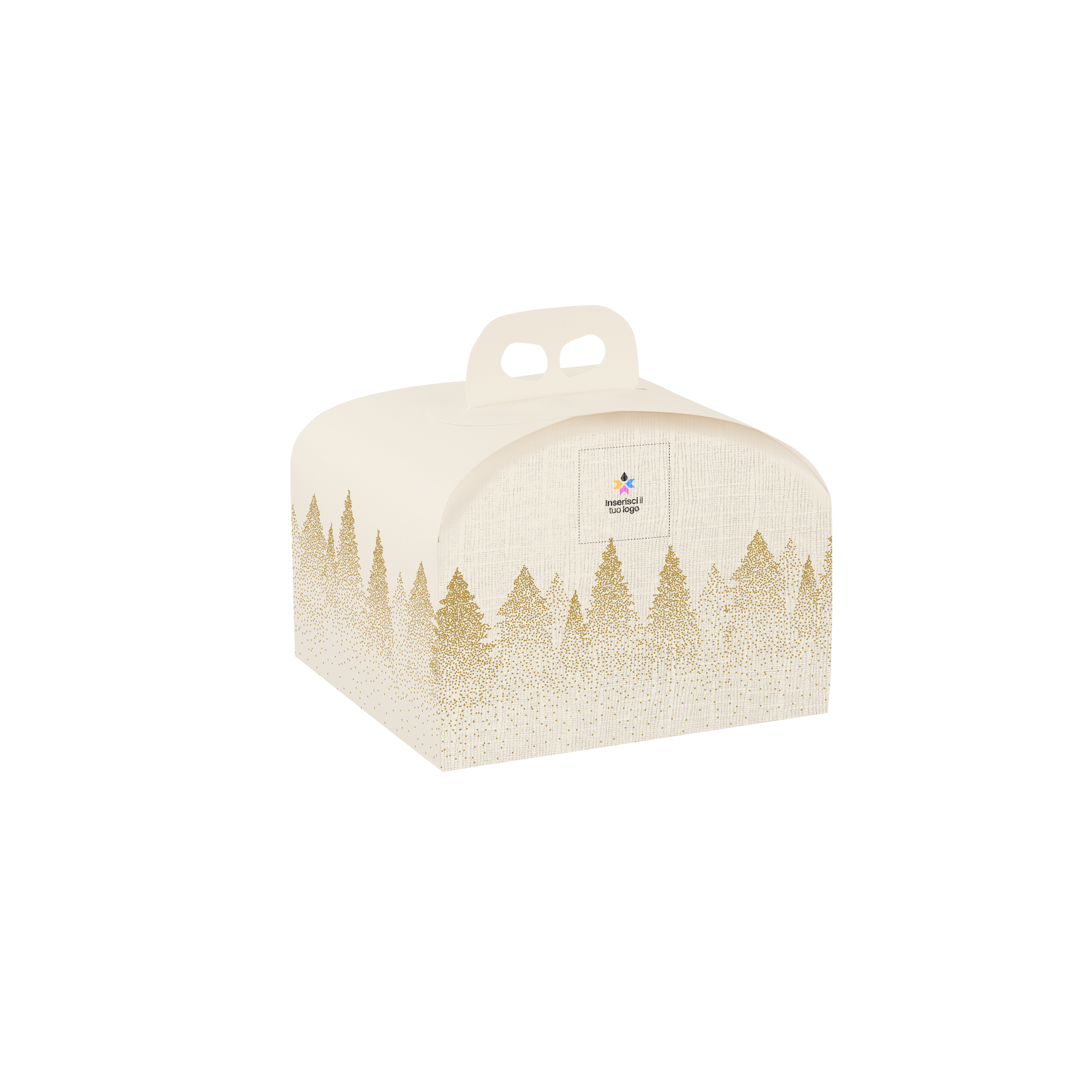 Scatole porta panettone White Forest- Printcentral - - -