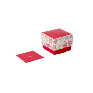 Kit Scatola Monoporzione + Sottotorta "San Valentino"- Printcentral - - -