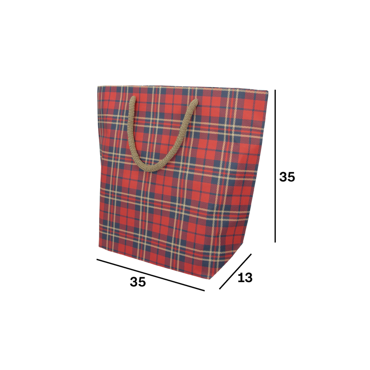 Shopper in carta tartan Cuba Bags- Printcentral - - -