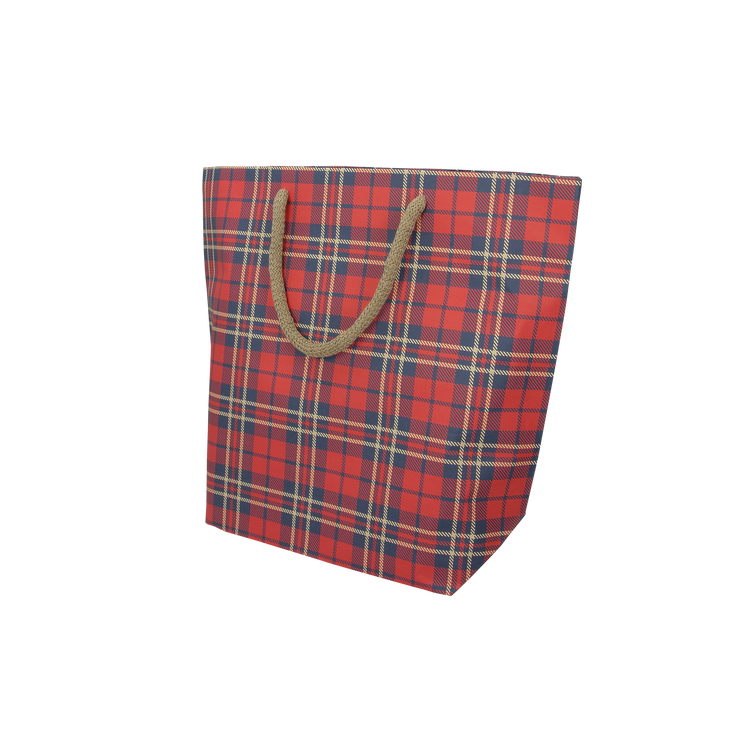 Shopper in carta tartan Cuba Bags- Printcentral - - -