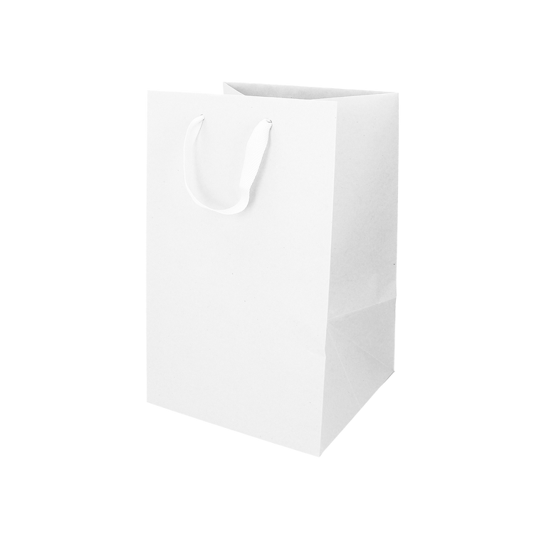 Shopper in carta Lux porta panettone bianco Natale- Printcentral - - -