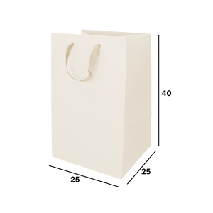 Shopper in carta Lux porta panettone avorio- Printcentral - - -