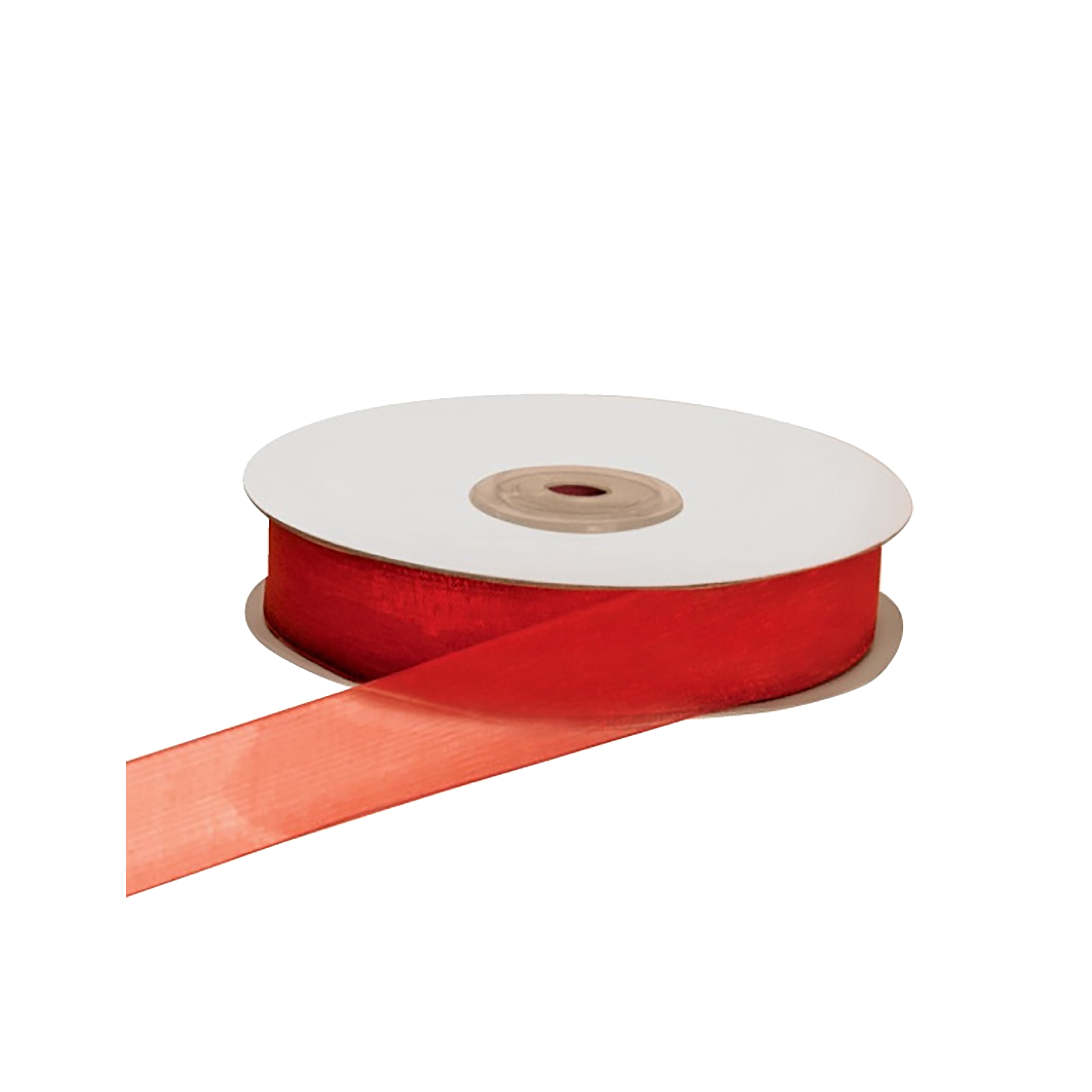 Nastro organza rosso 11- Printcentral - - -