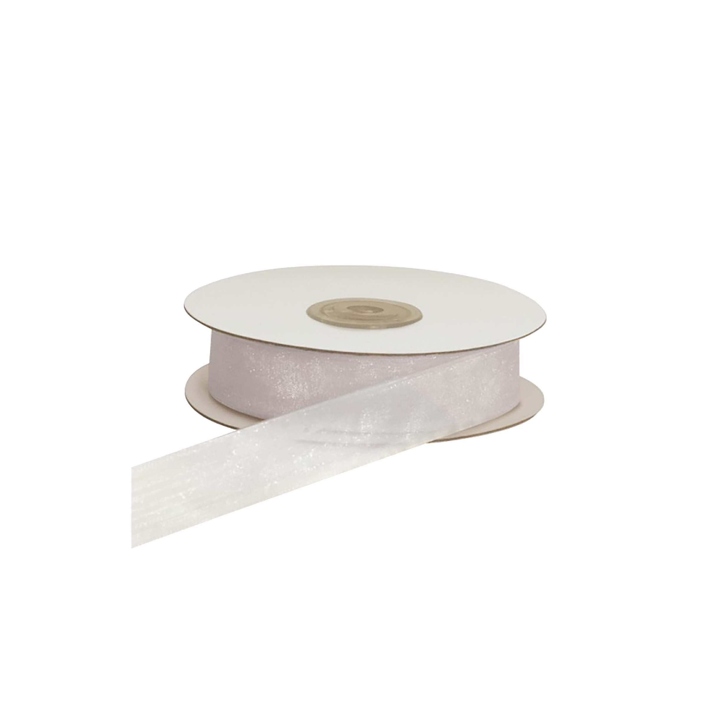 Nastro organza bianco 01- Printcentral - - -