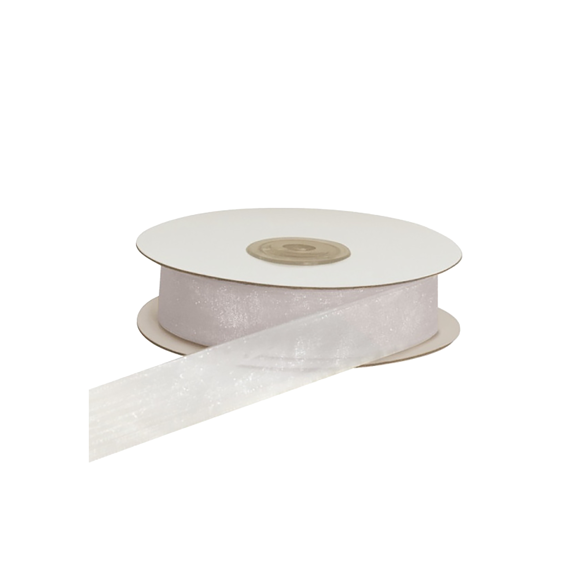 Nastro organza bianco 01- Printcentral - - -